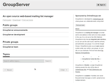 Tablet Screenshot of groupserver.org